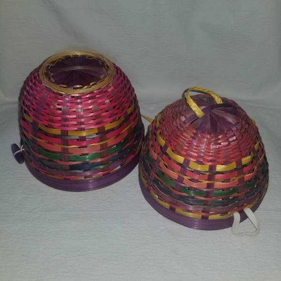 VGUC vtg egg shaped wicker basket - Picture 6 of 15